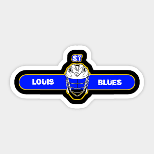 St louis blues helm Sticker